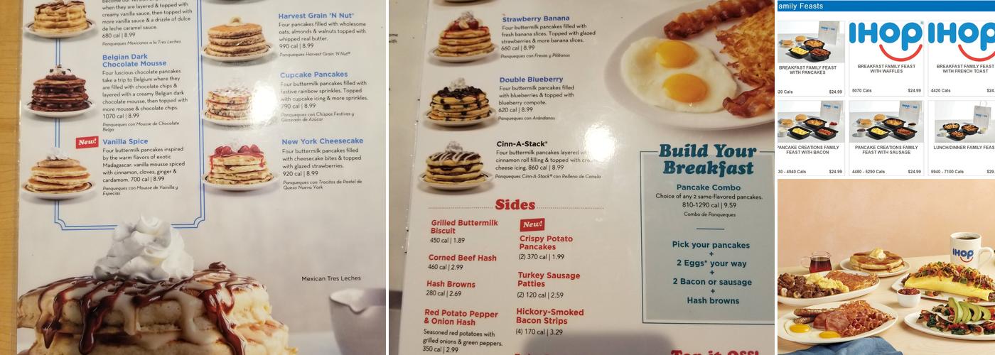IHOP Menu