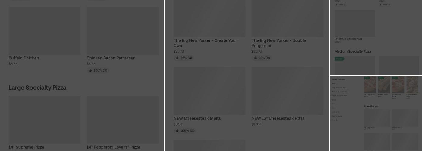 Pizza Hut Menu