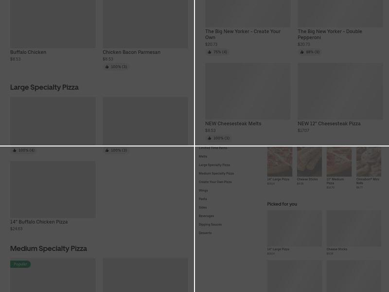 Pizza Hut Menu