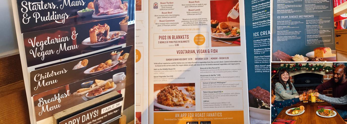 Toby Carvery Norton Canes Menu