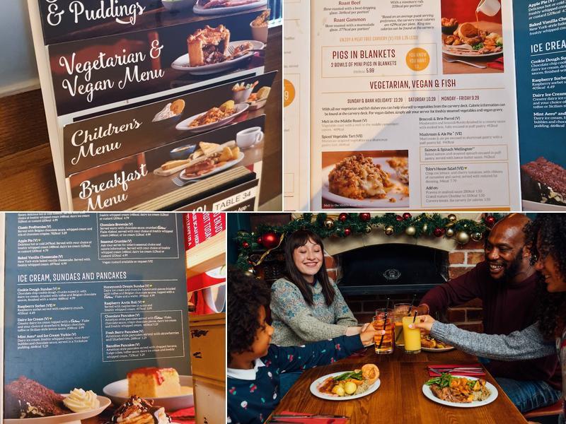 Toby Carvery Norton Canes Menu