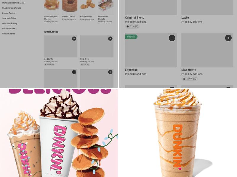 Dunkin' Menu