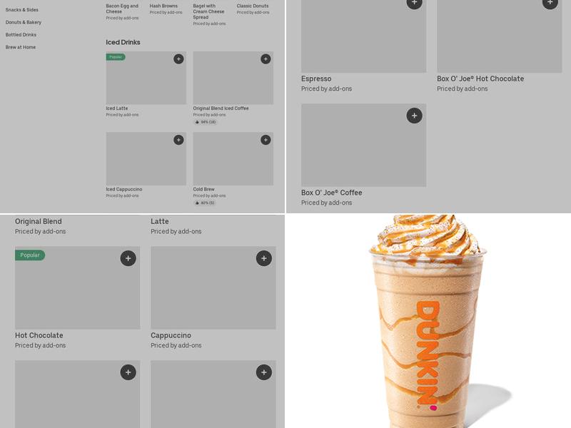 Dunkin' Menu