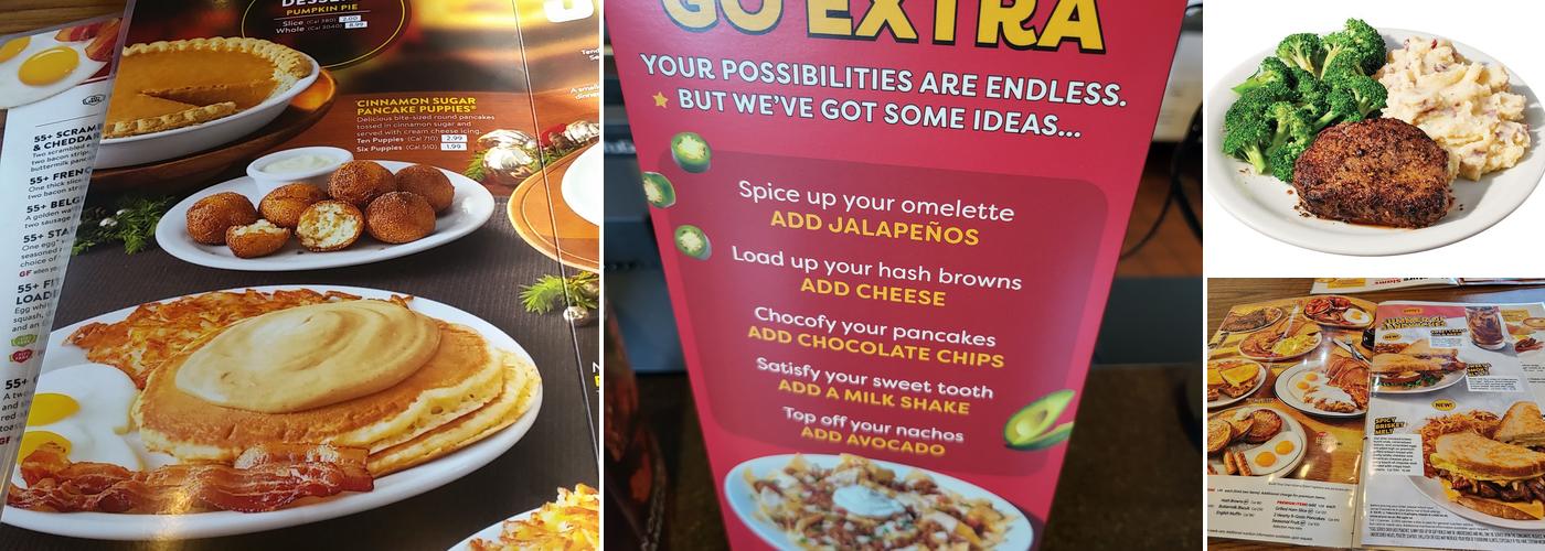 Denny's Restaurant Menu