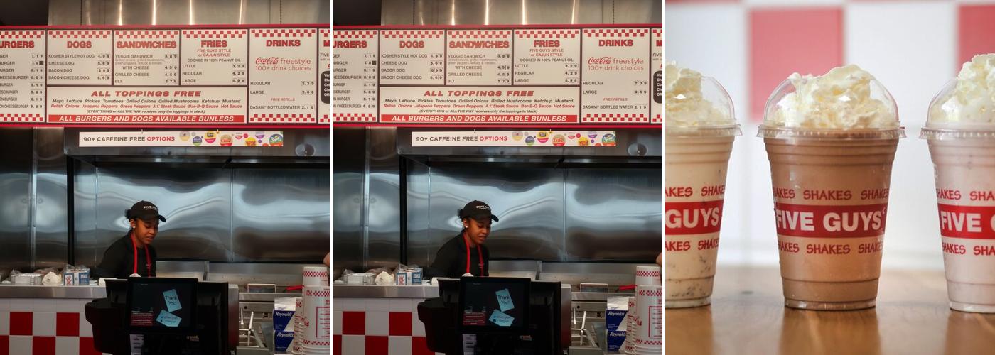 Five Guys Menu