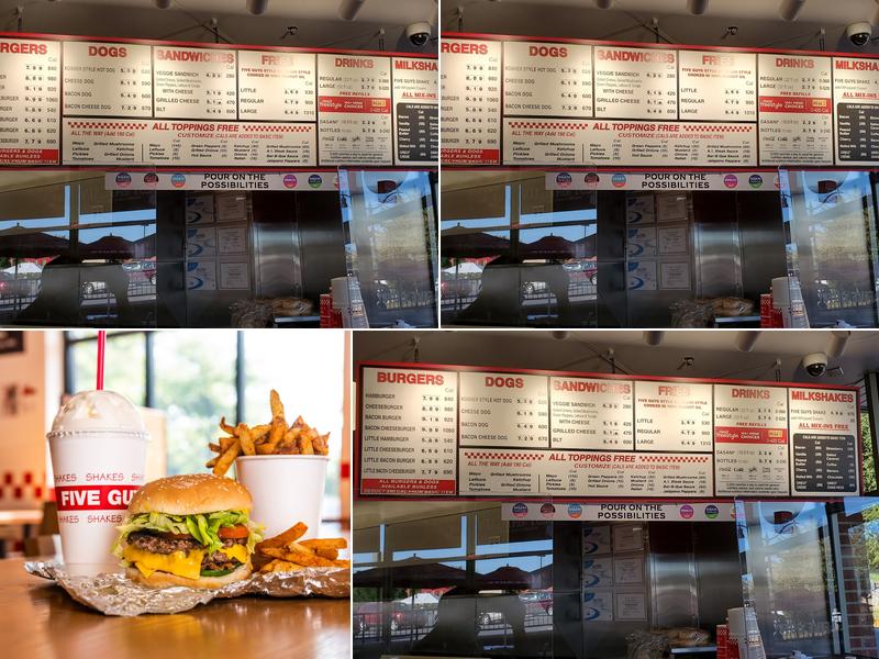 Five Guys Menu