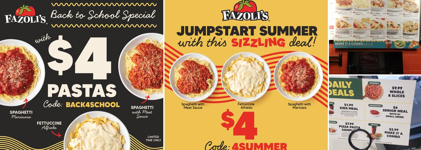 Fazoli's Menu