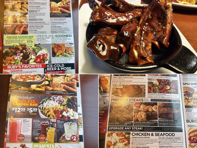 Ruby Tuesday Menu