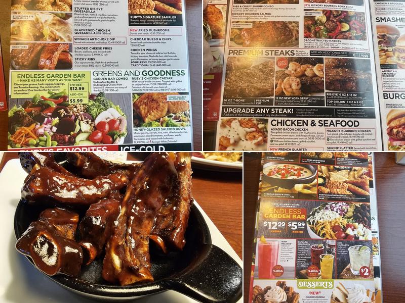 Ruby Tuesday Menu