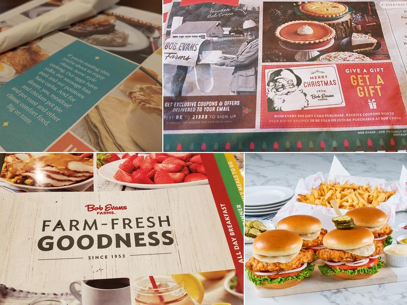 Bob Evans Menu