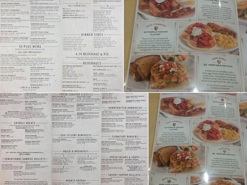 Perkins Restaurant & Bakery Menu