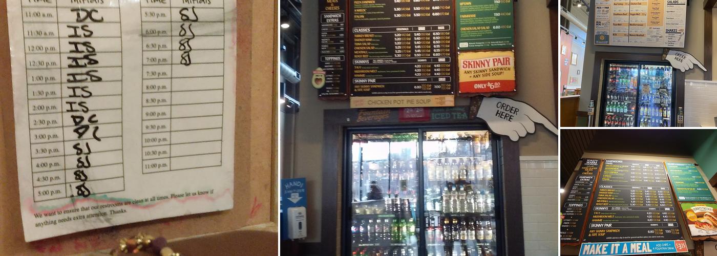 Potbelly Sandwich Shop Menu