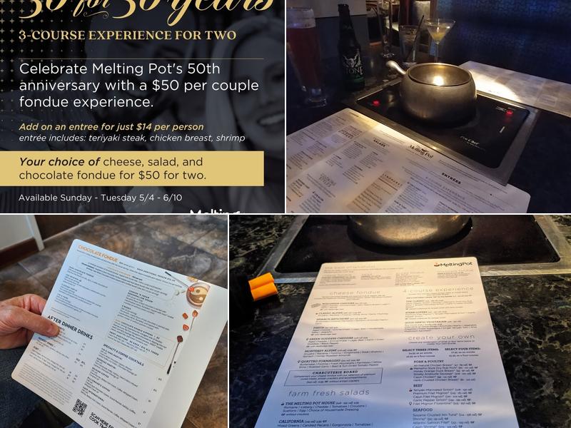 The Melting Pot Menu