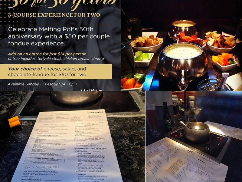 The Melting Pot Menu
