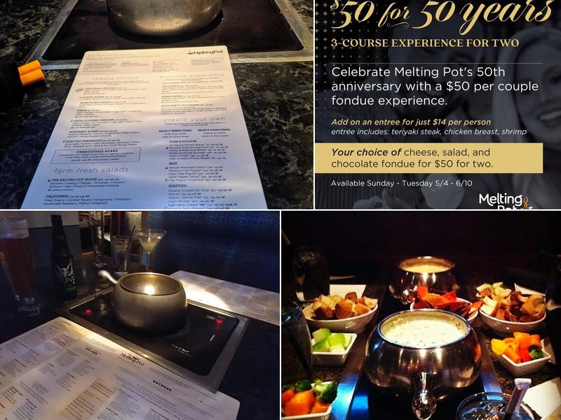The Melting Pot Menu