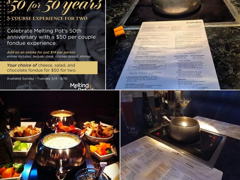 The Melting Pot Menu
