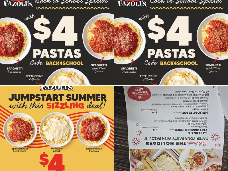 Fazoli's Menu