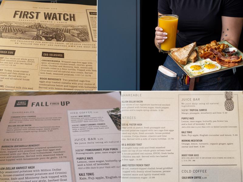 First Watch Menu