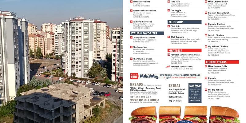 Jersey Mike's Subs Menu