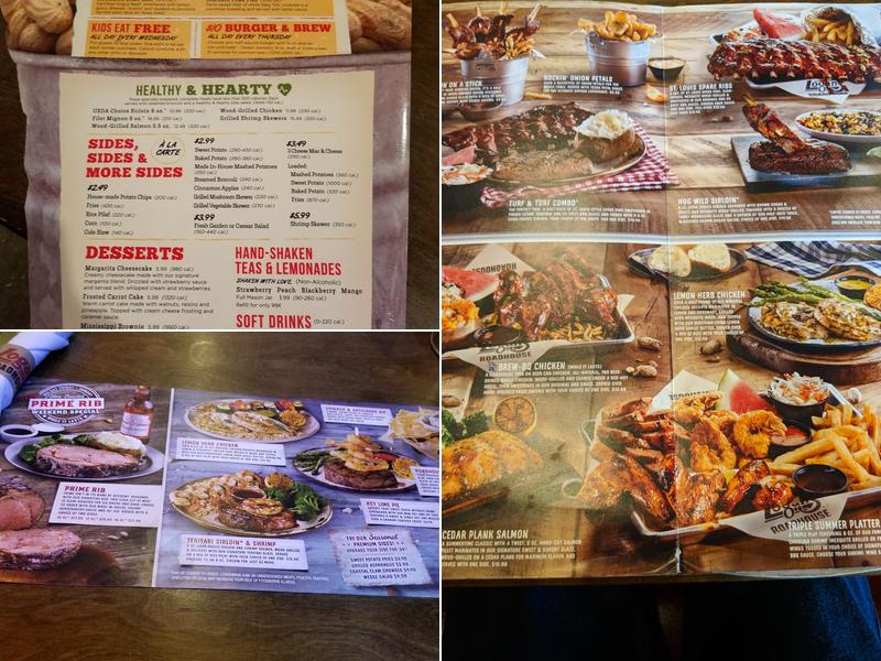 Logan's Roadhouse Menu