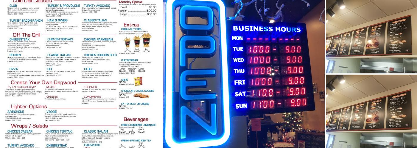 Penn Station East Coast Subs Menu