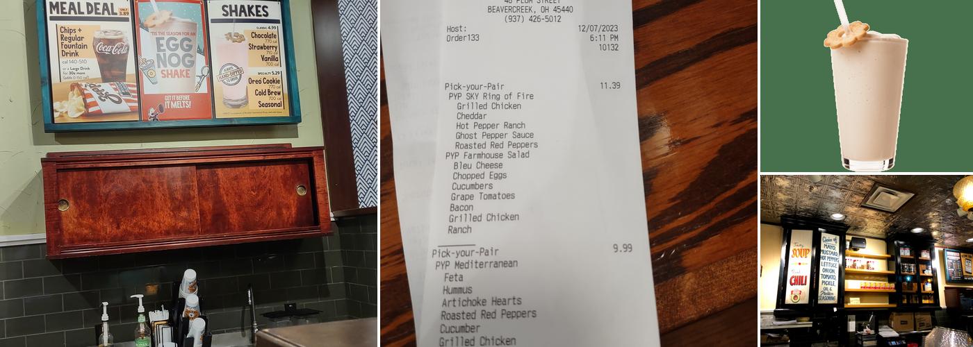 Potbelly Sandwich Shop Menu