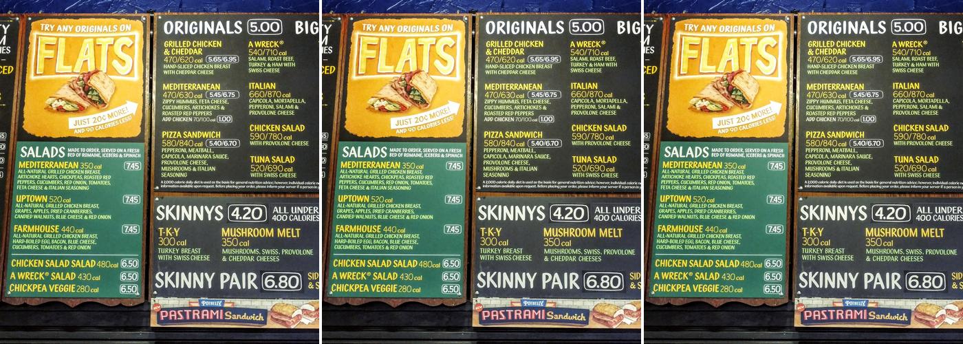 Potbelly Menu