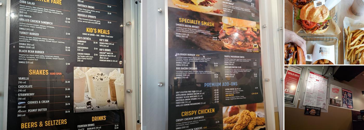 Smashburger Menu