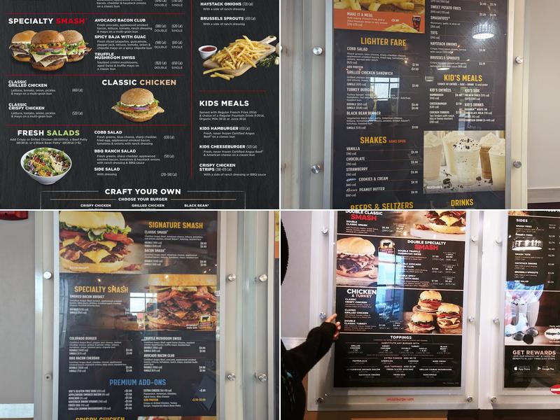 Smashburger Menu