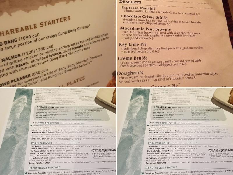 Bonefish Grill Menu