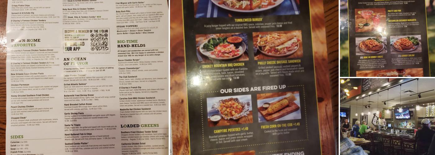 O'Charley's Restaurant & Bar Menu