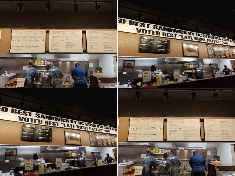 Penn Station East Coast Subs Menu