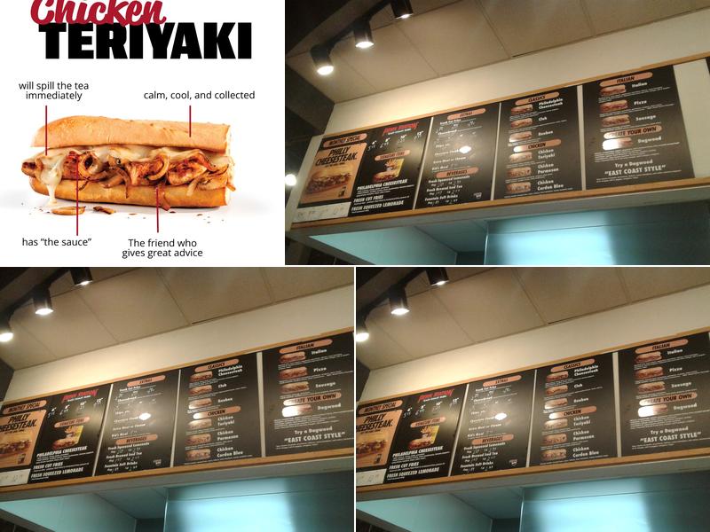 Penn Station East Coast Subs Menu