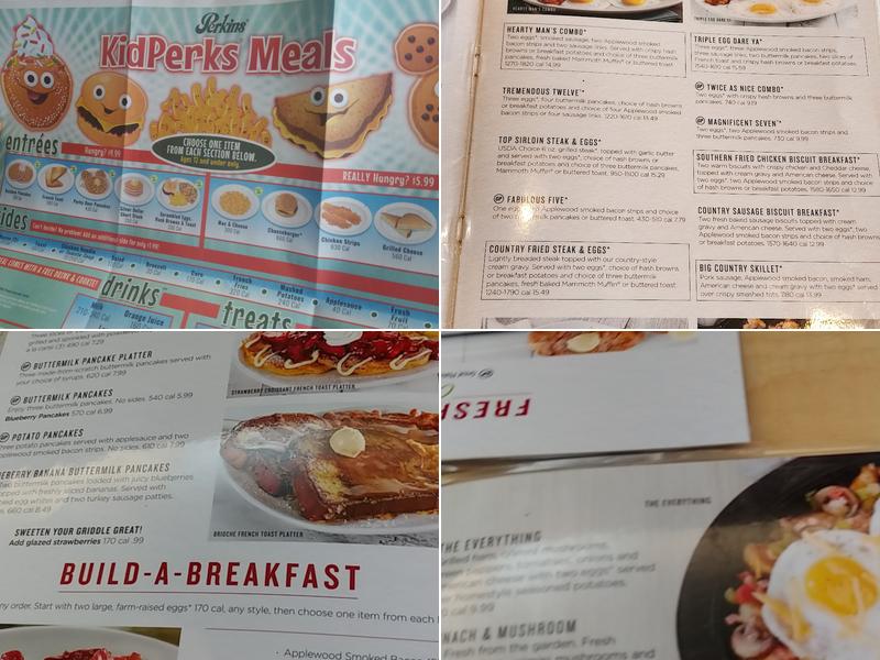 Perkins American Food Co. Menu
