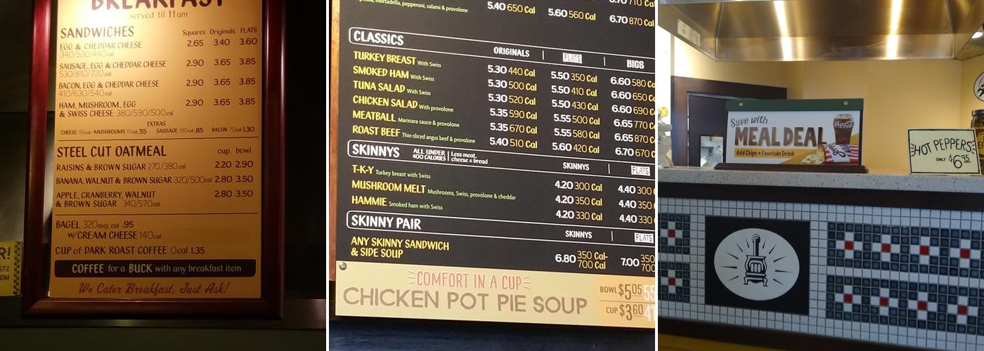 Potbelly Menu