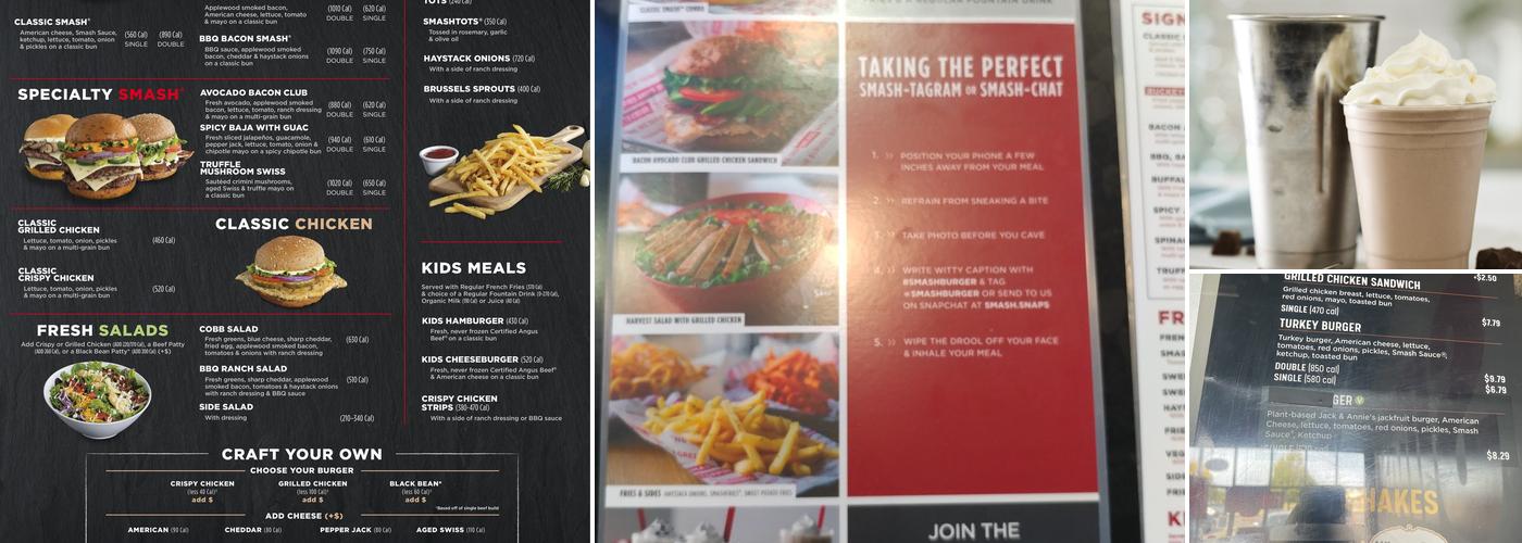 Smashburger Menu