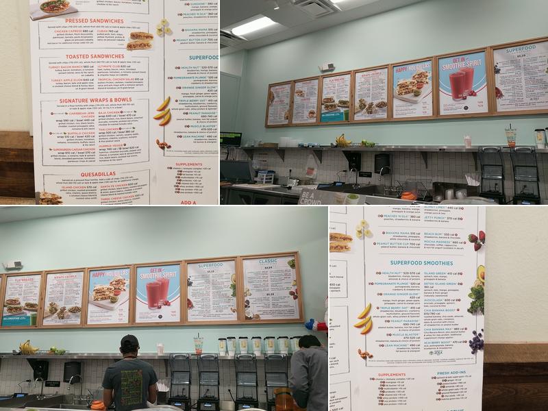 Tropical Smoothie Cafe Menu