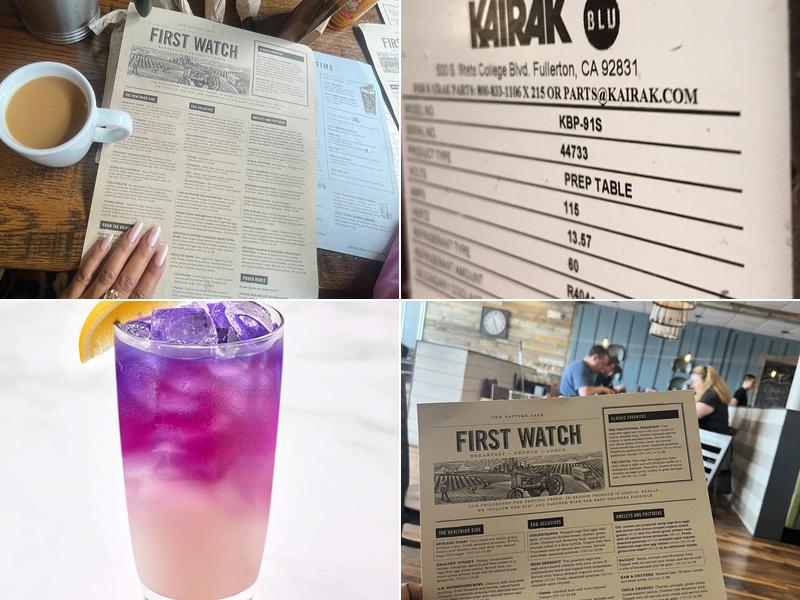 First Watch Menu