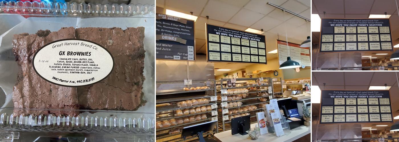 Great Harvest Bread Company Menu