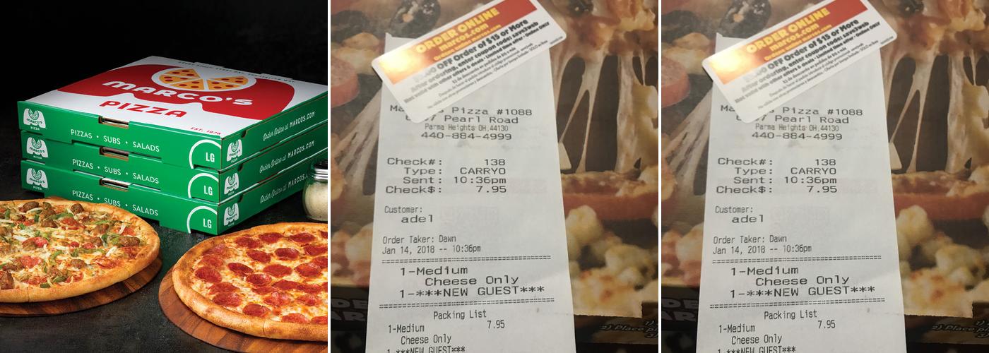 Marco's Pizza Menu