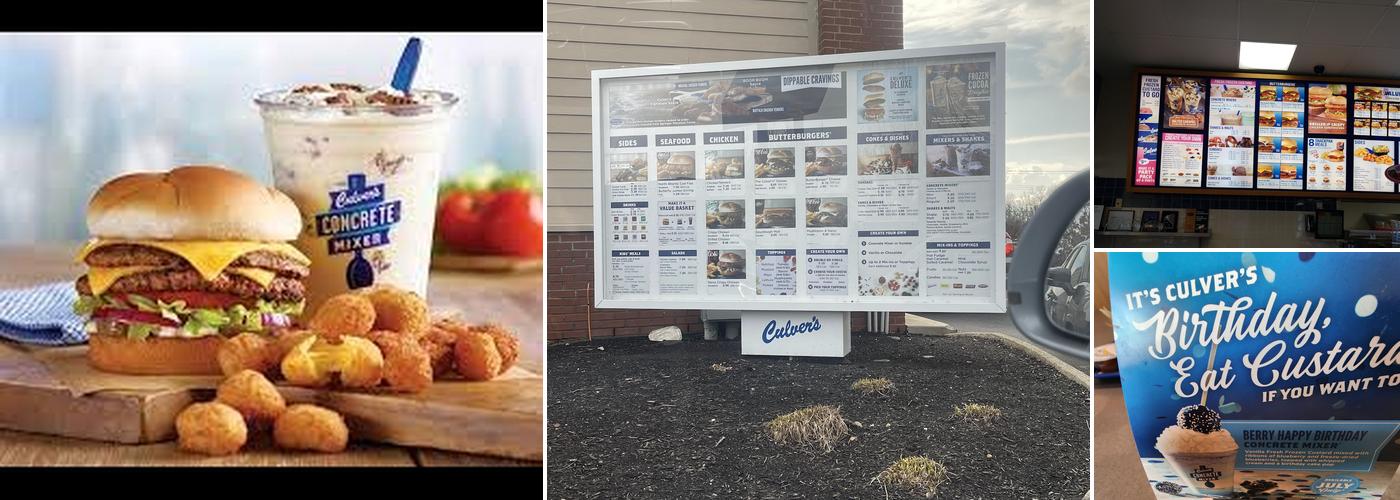 Culver’s Menu
