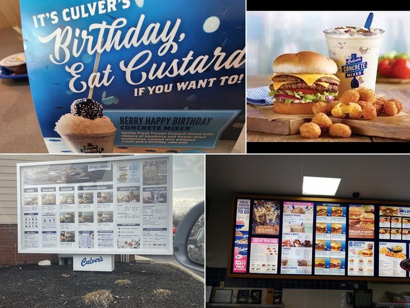 Culver’s Menu