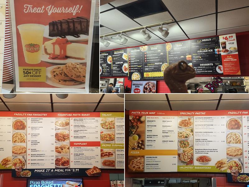 Fazoli's Menu