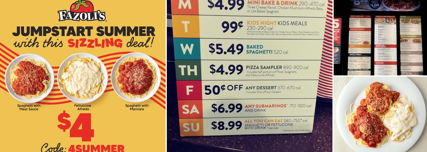 Fazoli's Menu