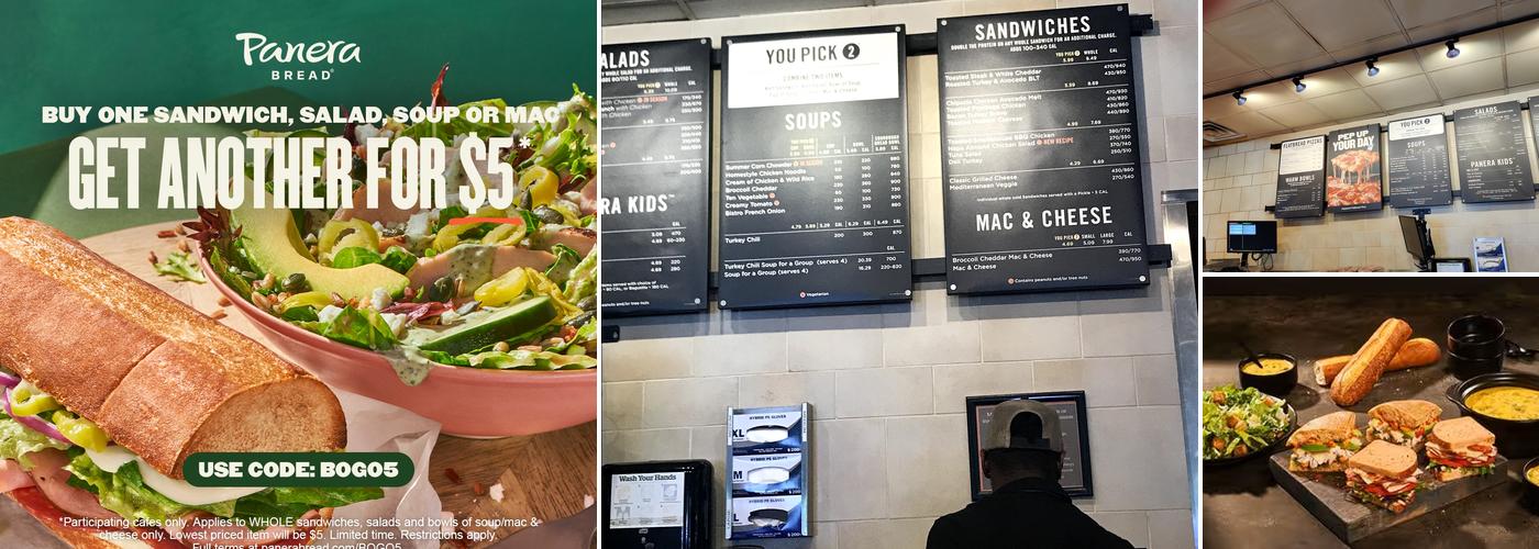 Panera Bread Menu