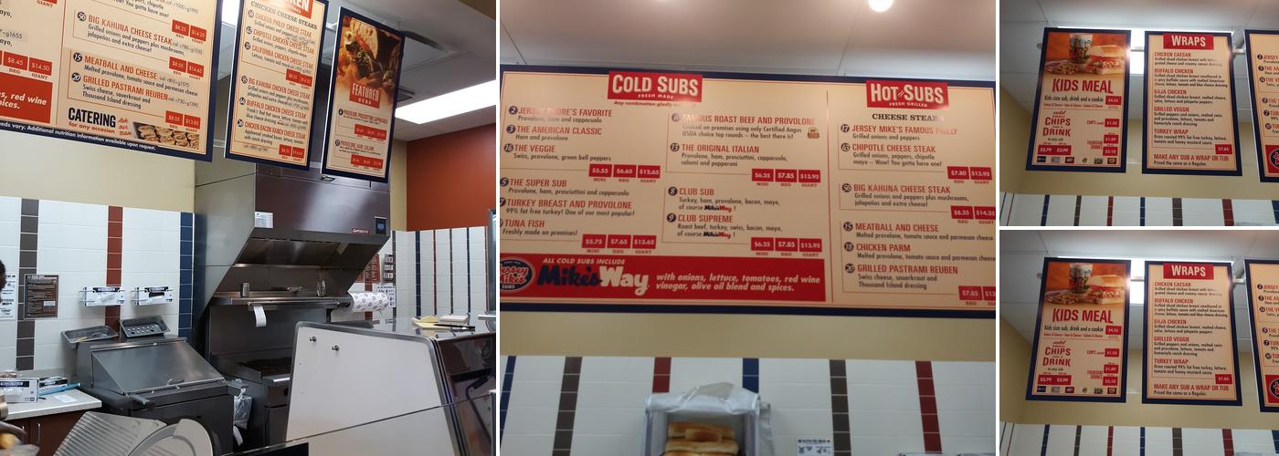 Jersey Mike's Subs Menu