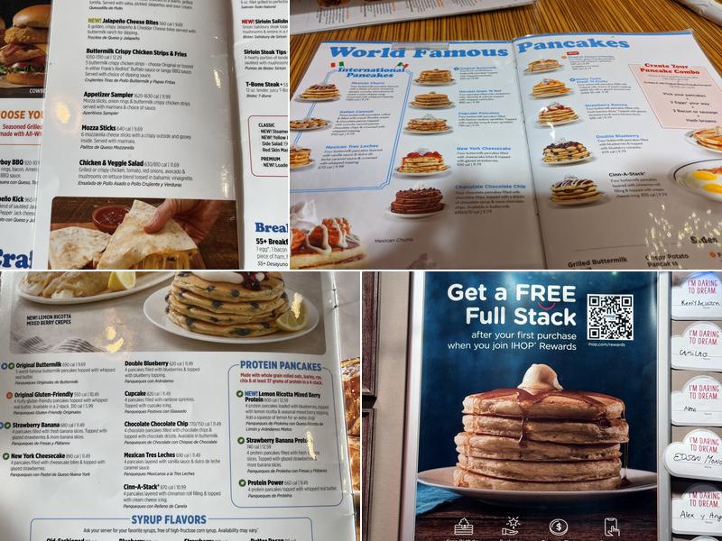 IHOP Menu