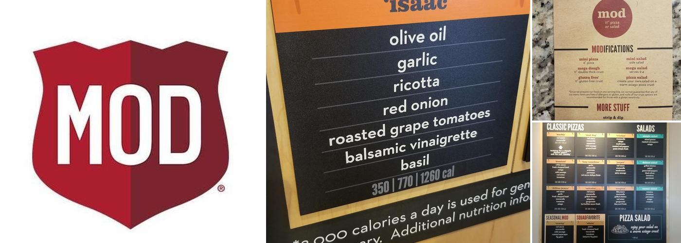 MOD Pizza Menu