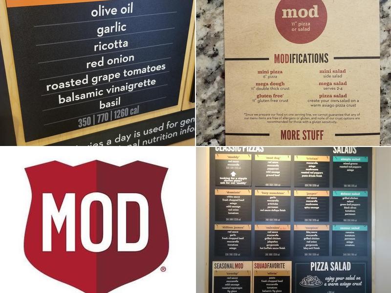 MOD Pizza Menu