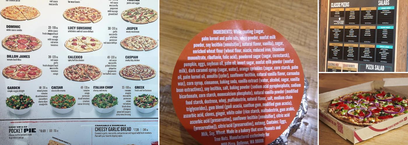 MOD Pizza Menu